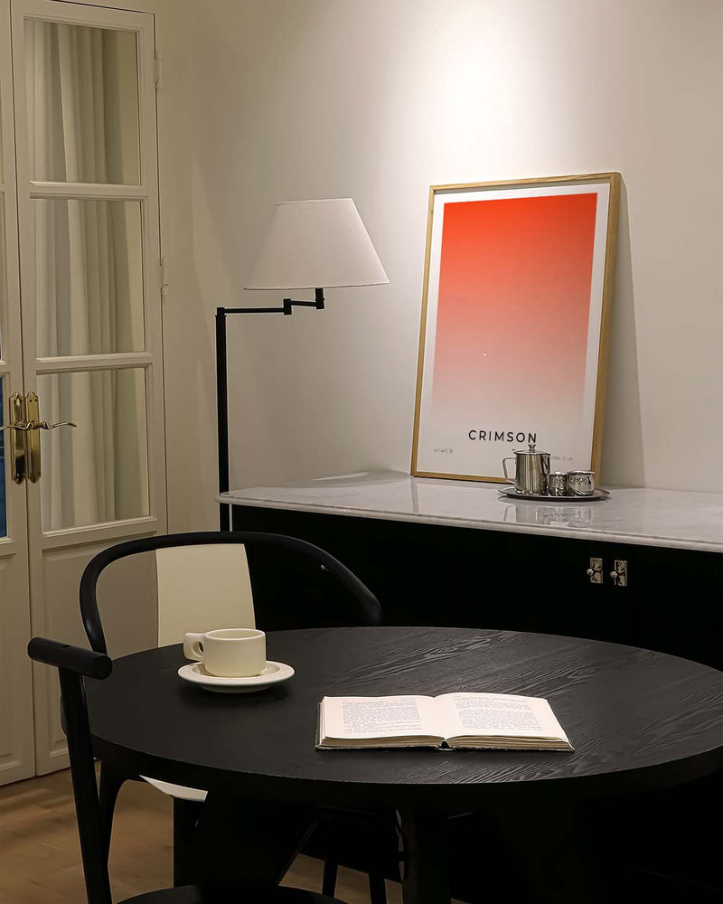 Crimson | Minimalist Art Poster
