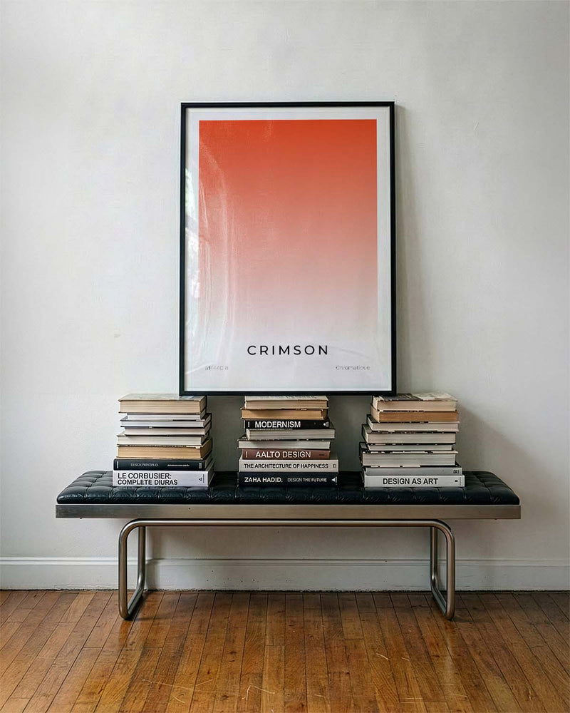 Crimson | Minimalist Art Poster