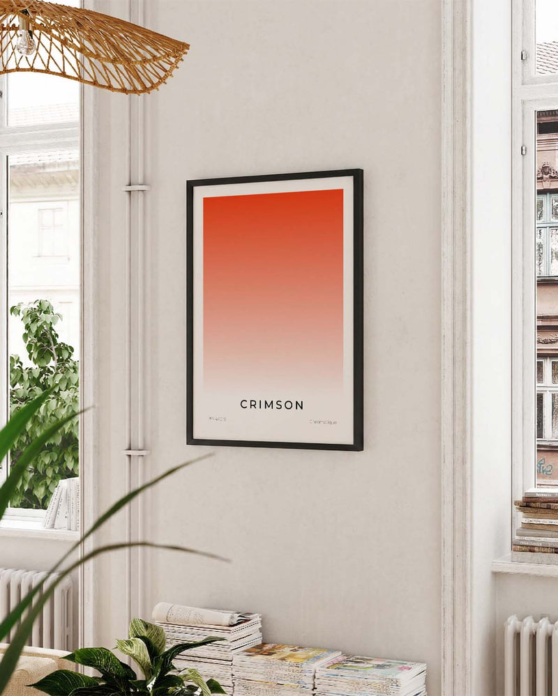 Crimson | Minimalist Art Poster