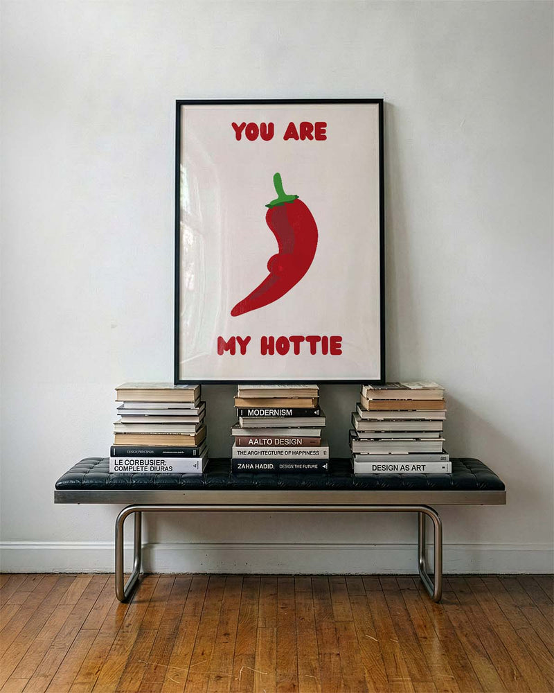 Hottie | Funny Love Art Poster
