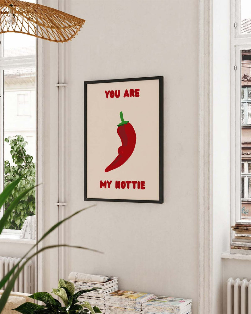 Hottie | Funny Love Art Poster