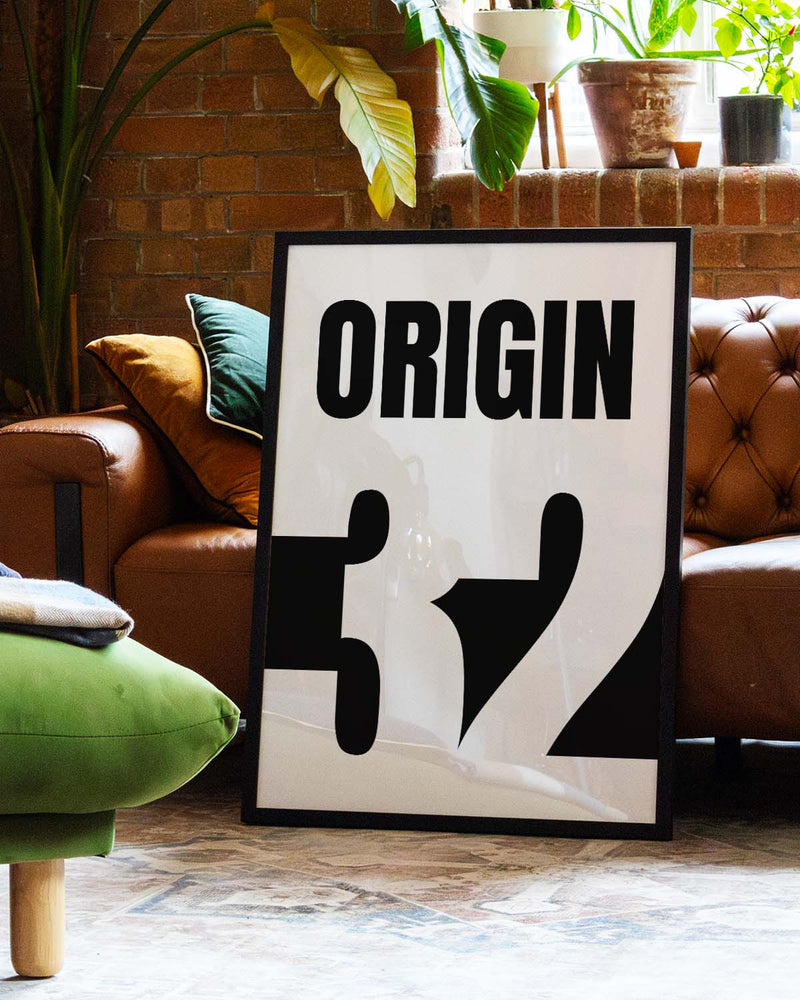 Origin 32 | Typografie Poster