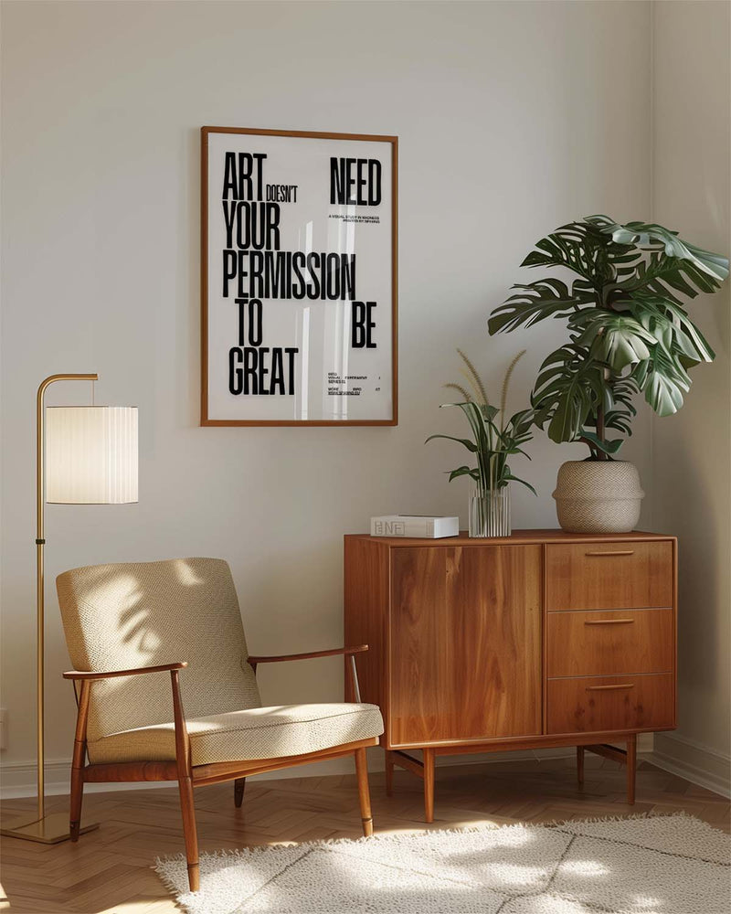 Permission | Typografie Poster