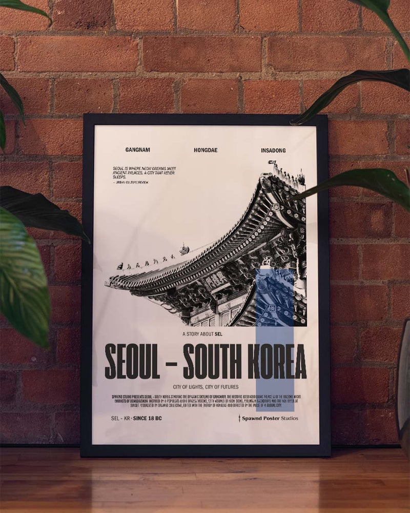 Seoul | City Art Poster