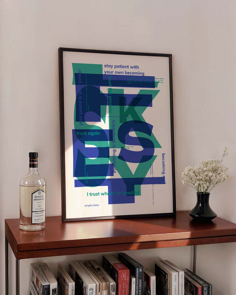 Sky | Typografie Poster