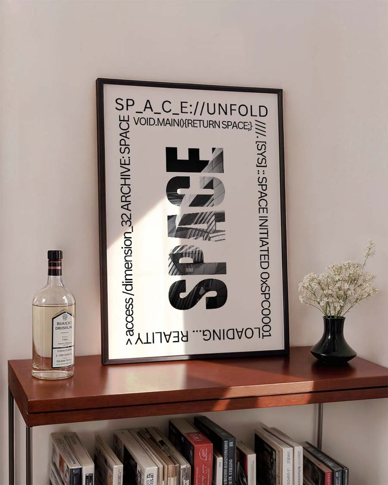 Space | Typografie Poster