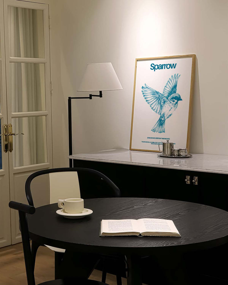 Sparrow | Bird Illustration Poster