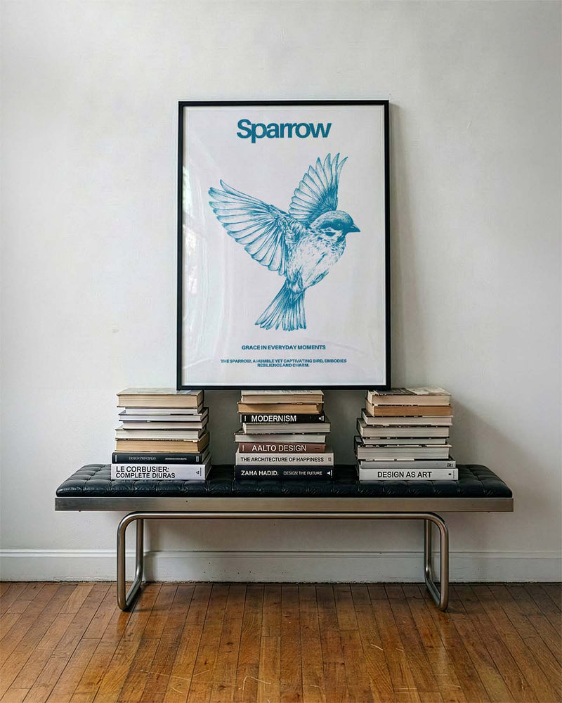 Sparrow | Bird Illustration Poster