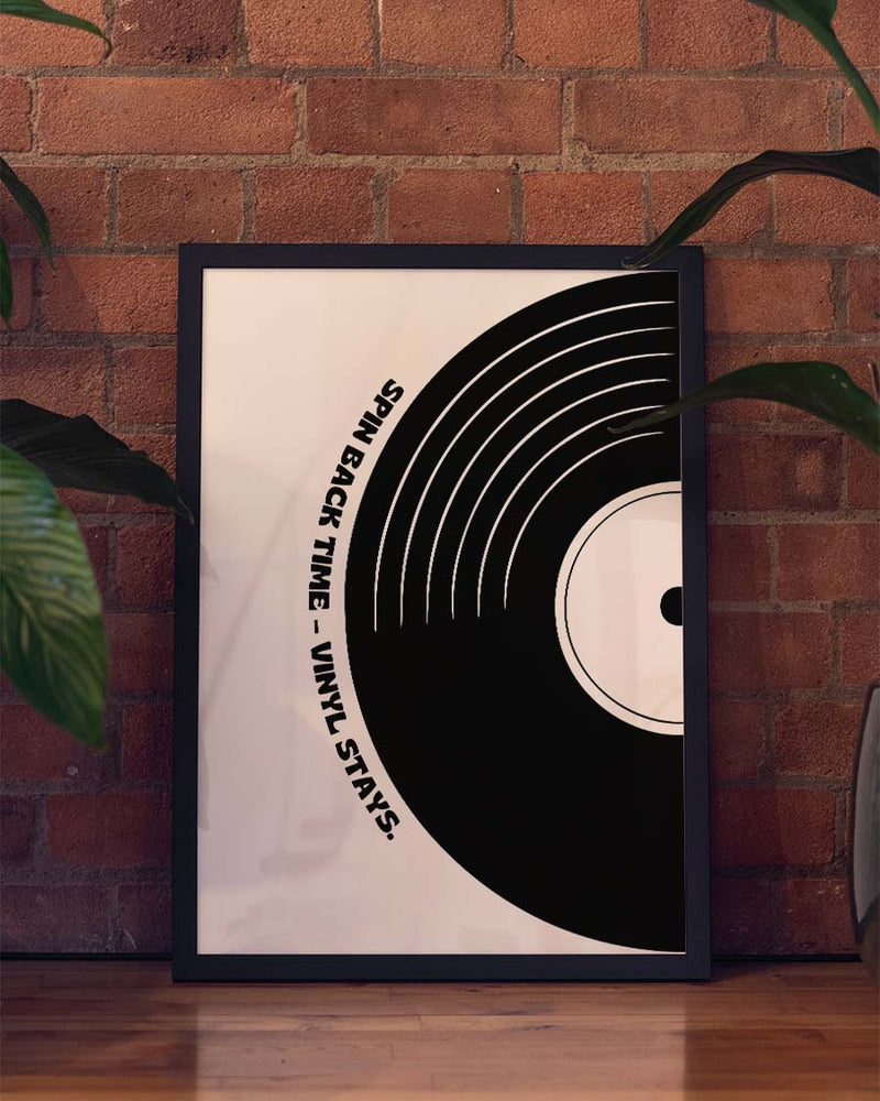 Spin Back Time | Illustration Poster
