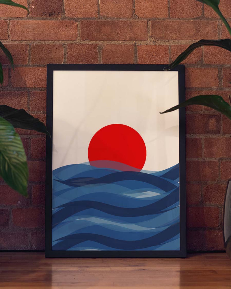 Sunset | Illustration Poster