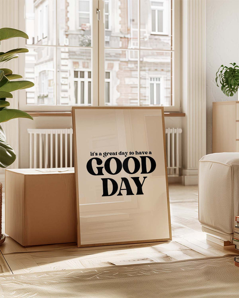 Good Day | Typografie Poster