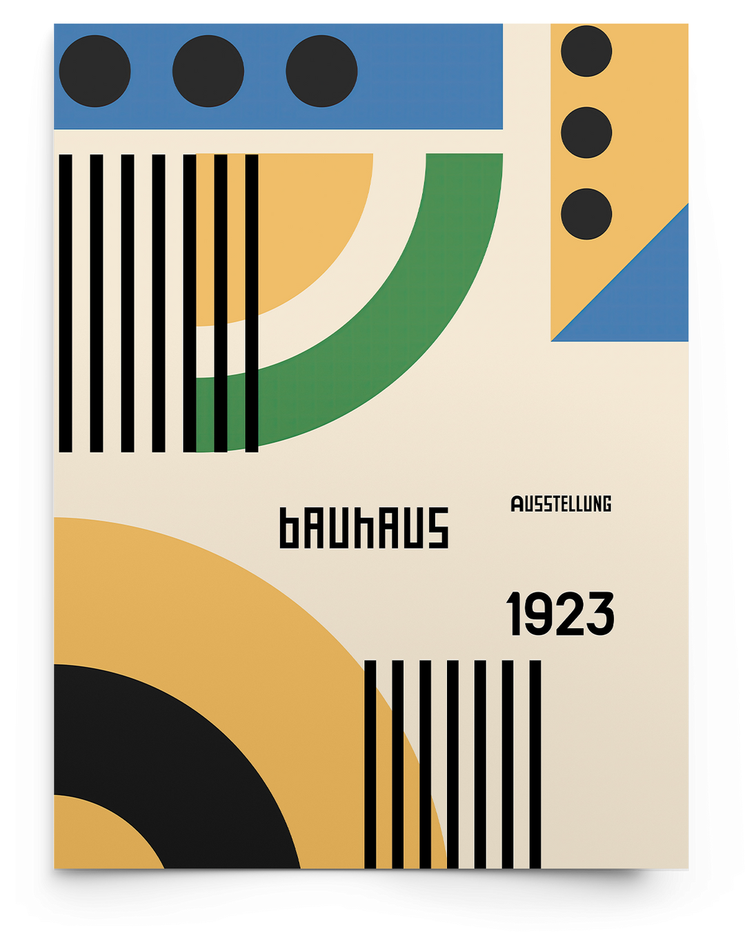 Bauhaus Poster Raster – Bauhaus Geometric Grid