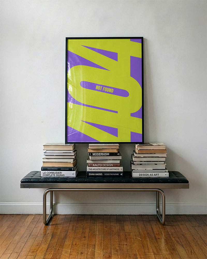 404 Not Found | Typografie Poster