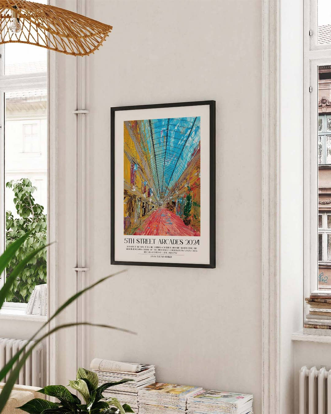 5th Street Arcades | City Art Poster