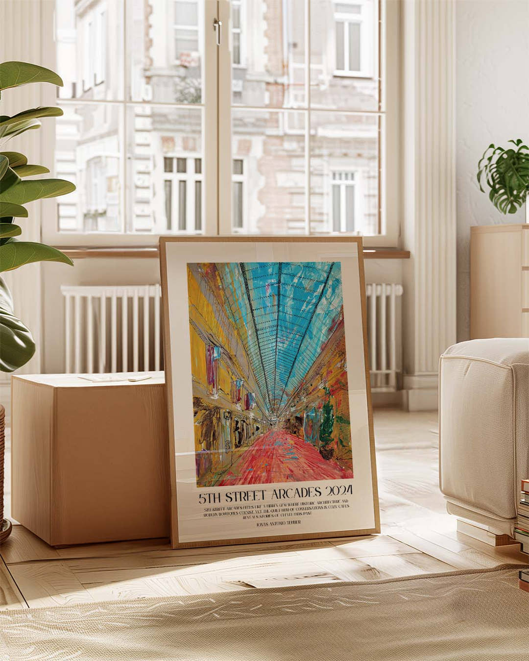 5th Street Arcades | City Art Poster