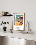 60s Mid Century Architecture | Retro-inspiriertes Architektur-Poster