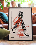 A Walk | Modernes Fashion-Poster
