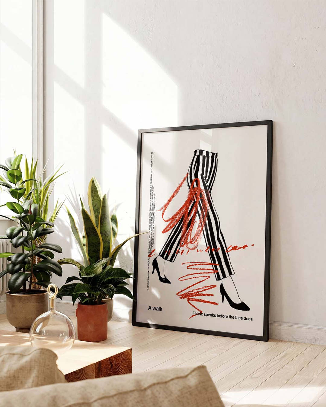 A Walk | Modernes Fashion-Poster
