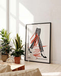 A Walk | Modernes Fashion-Poster