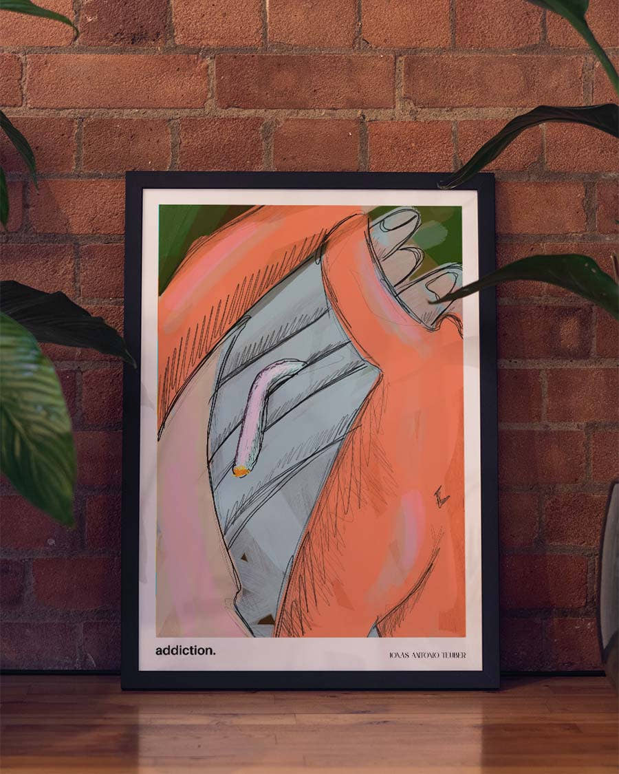 Addiction | Handmade Poster