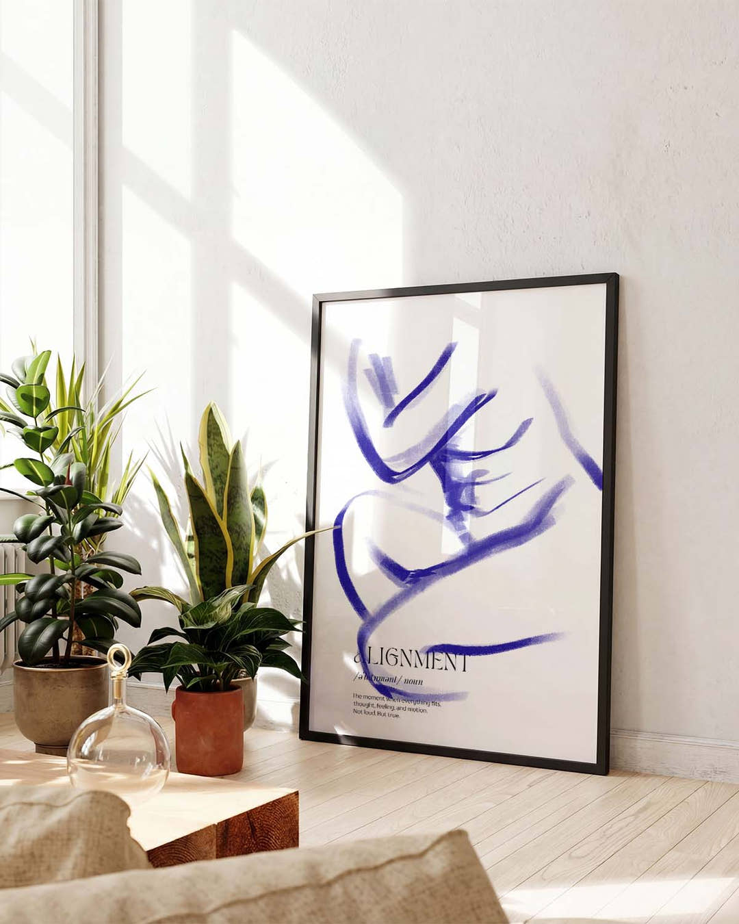Alignment | Abstraktes Figuren-Poster