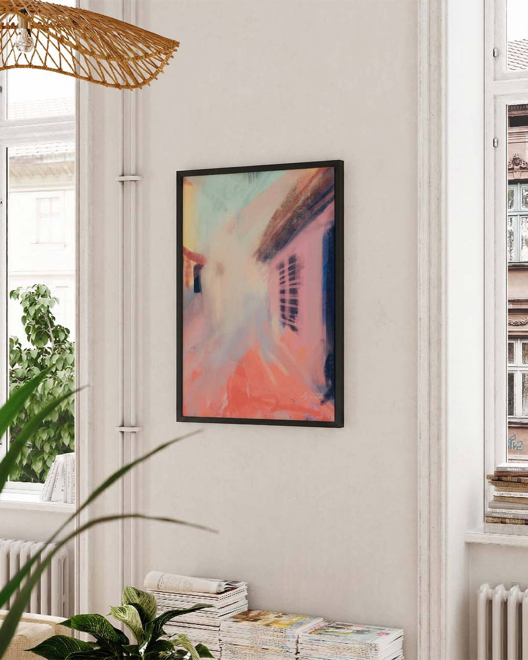 Alley | Abstraktes Straßen-Poster