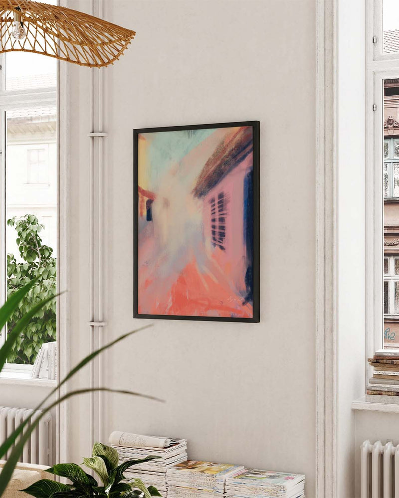 Alley | Abstraktes Straßen-Poster