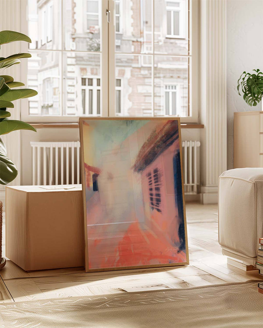 Alley | Abstraktes Straßen-Poster