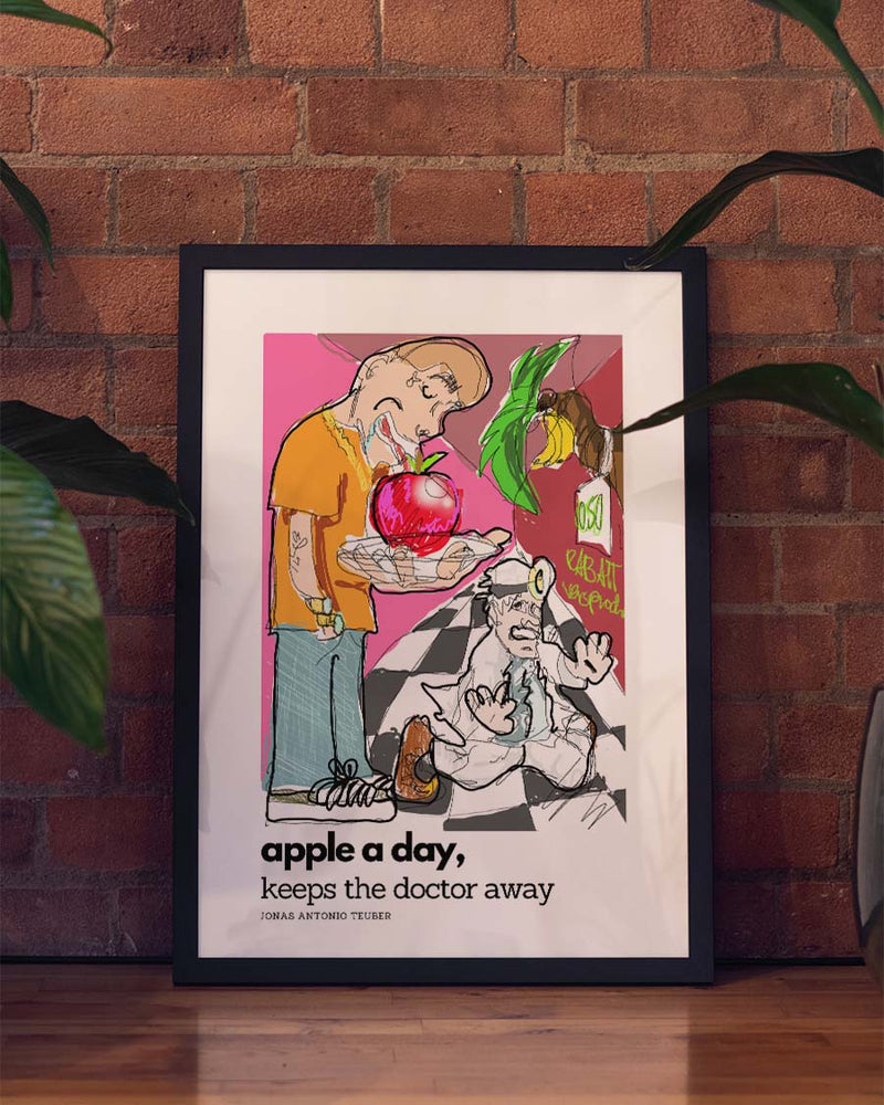 Apple a Day | Illustration Poster