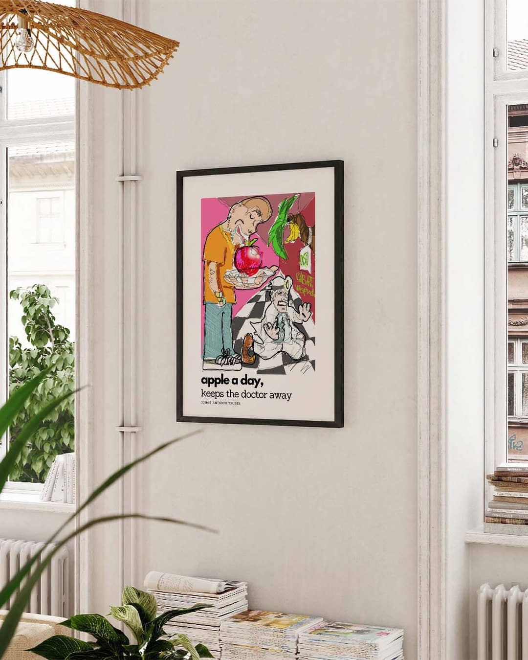 Apple a Day | Illustration Poster
