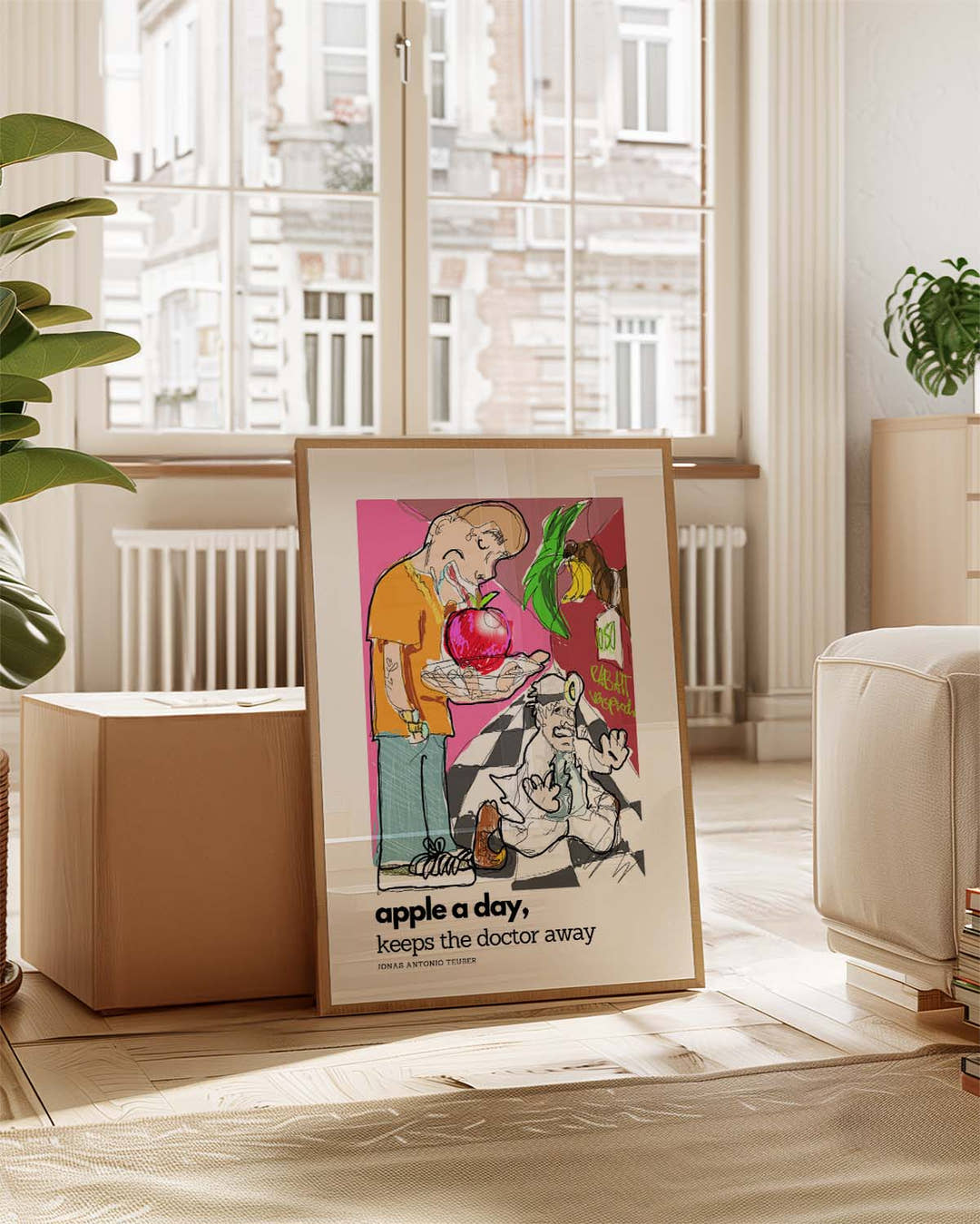 Apple a Day | Illustration Poster