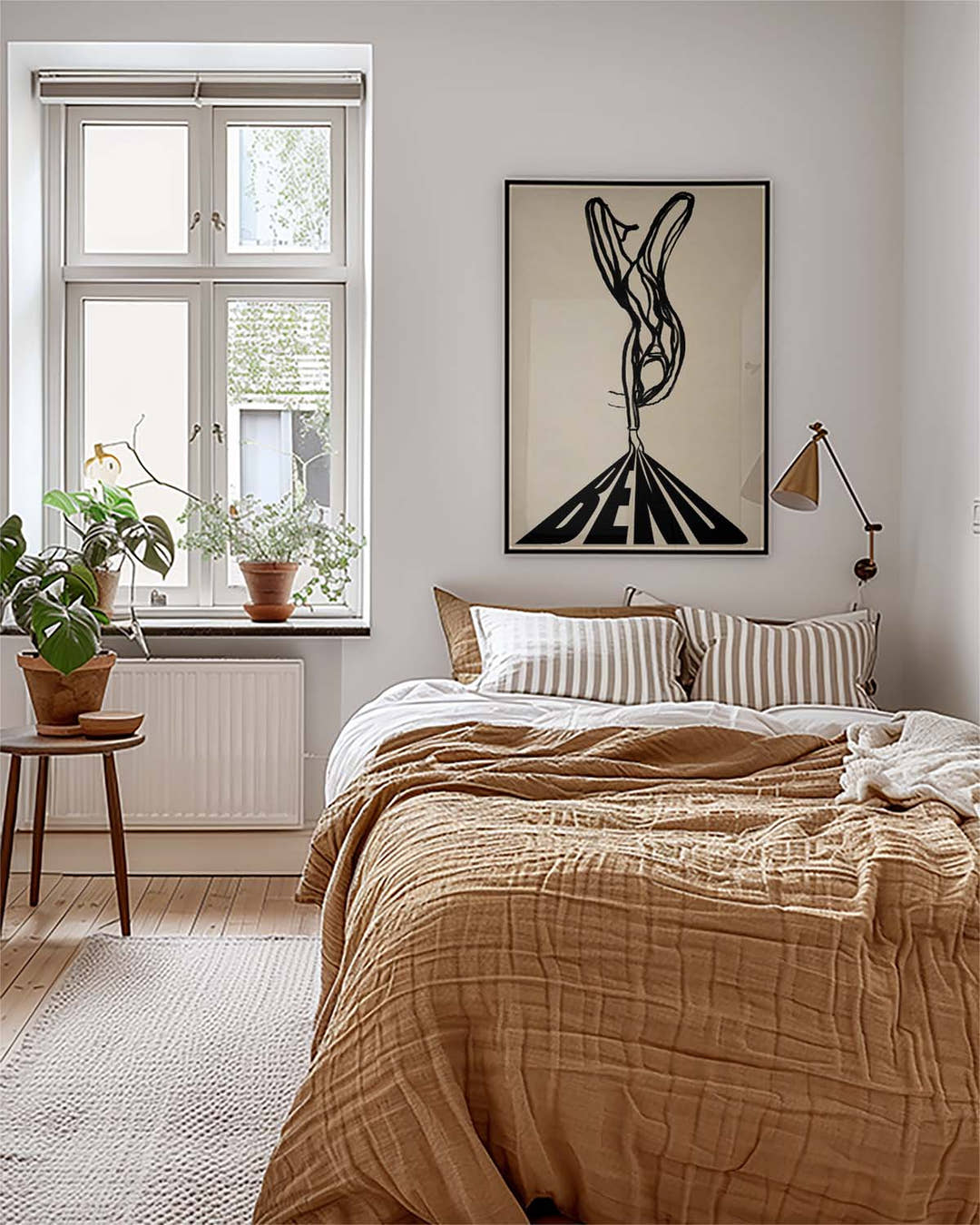 Bend | Modernes Figuren-Poster
