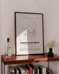 Brücken Skizze Dekorationsposter – Constellation Bridge