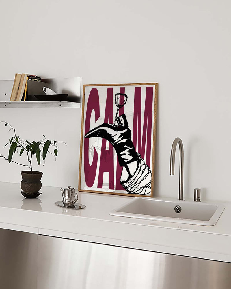 Calm | Modernes Grafik-Poster
