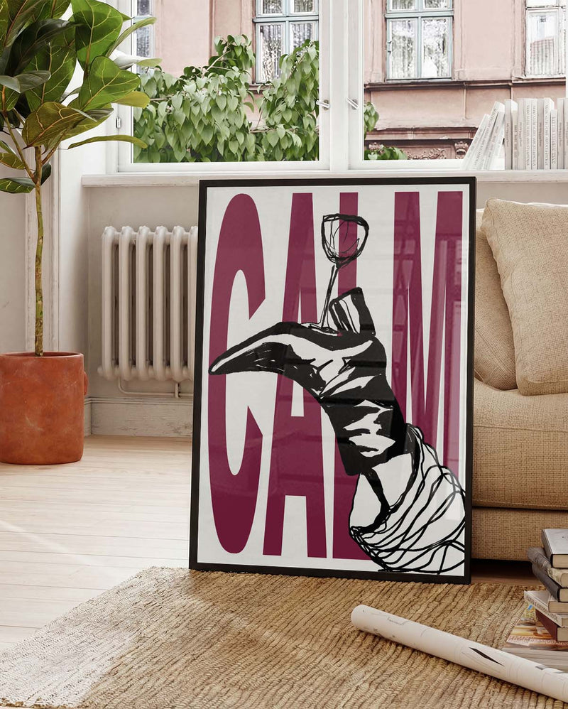 Calm | Modernes Grafik-Poster