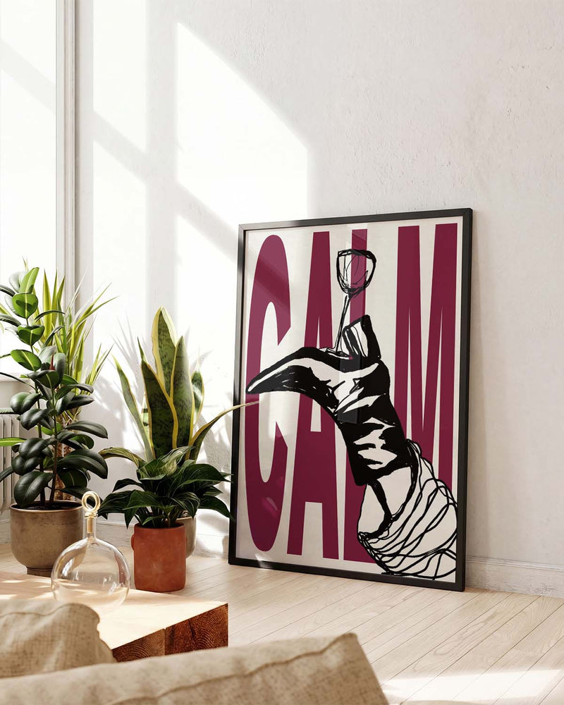 Calm | Modernes Grafik-Poster