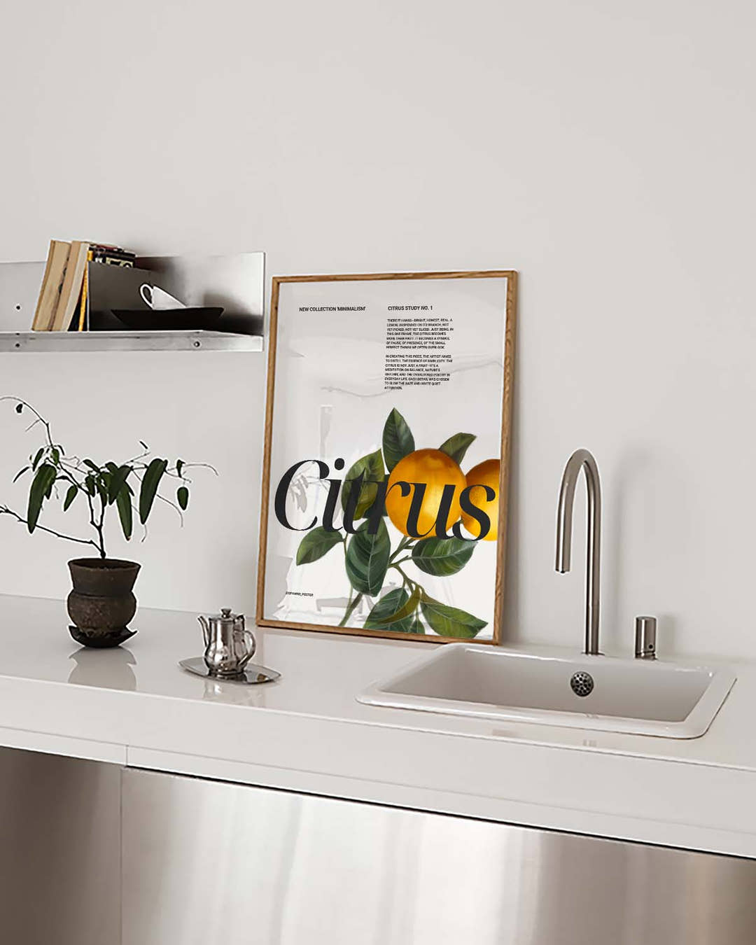 Citrus | Modernes Botanical-Poster