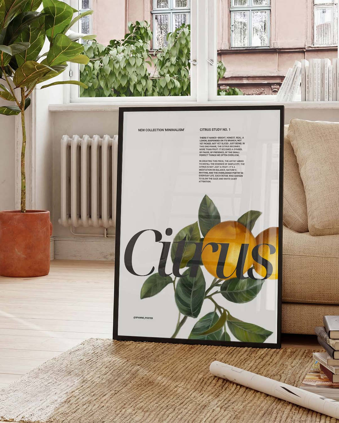 Citrus | Modernes Botanical-Poster