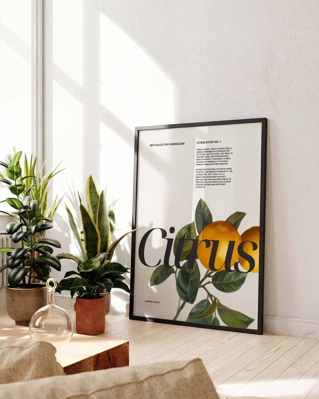 Citrus | Modernes Botanical-Poster