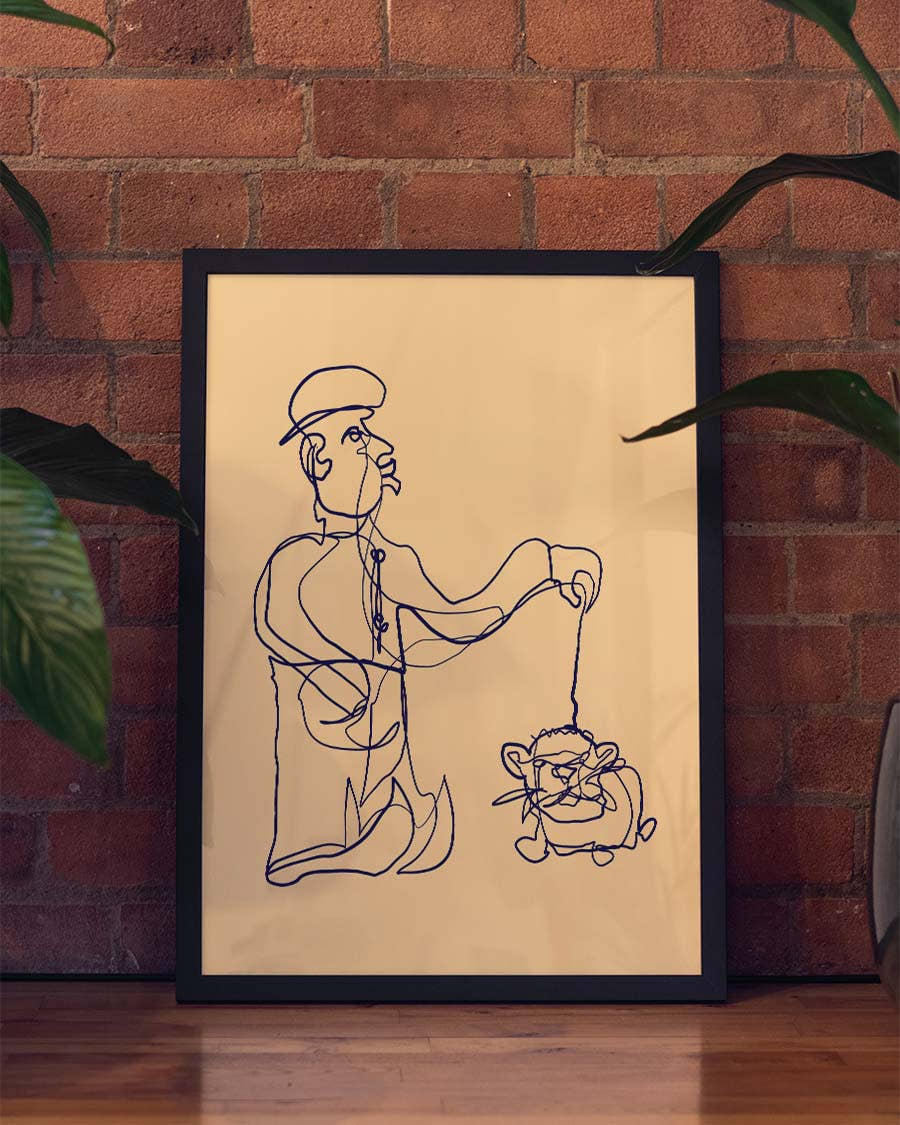 Doesn’t Bite | Line Art Poster