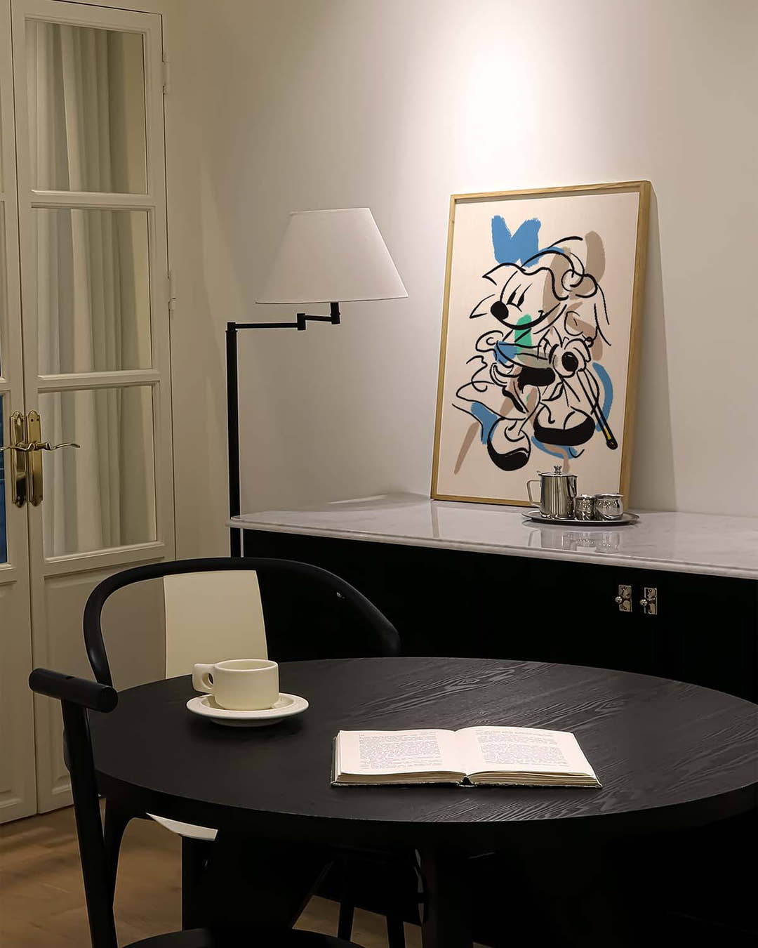 First Sketches | Abstraktes Linien-Poster