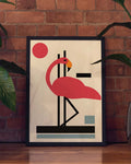 Flamingo | Handmade Poster