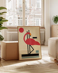 Flamingo | Handmade Poster