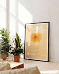 Floral Market | Helles Blumen-Poster