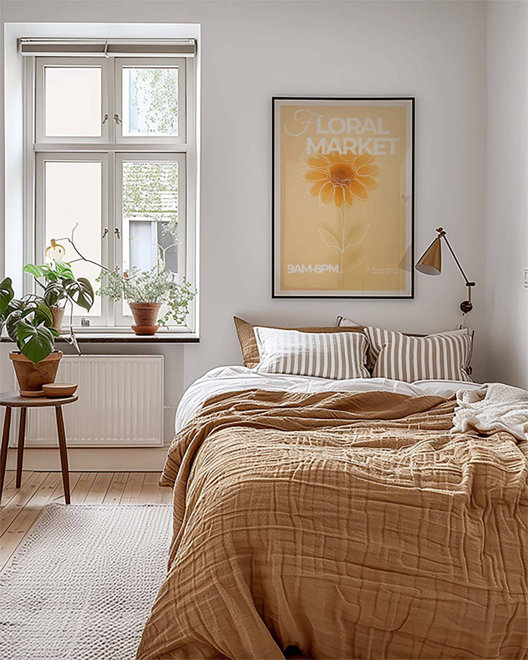 Floral Market | Helles Blumen-Poster