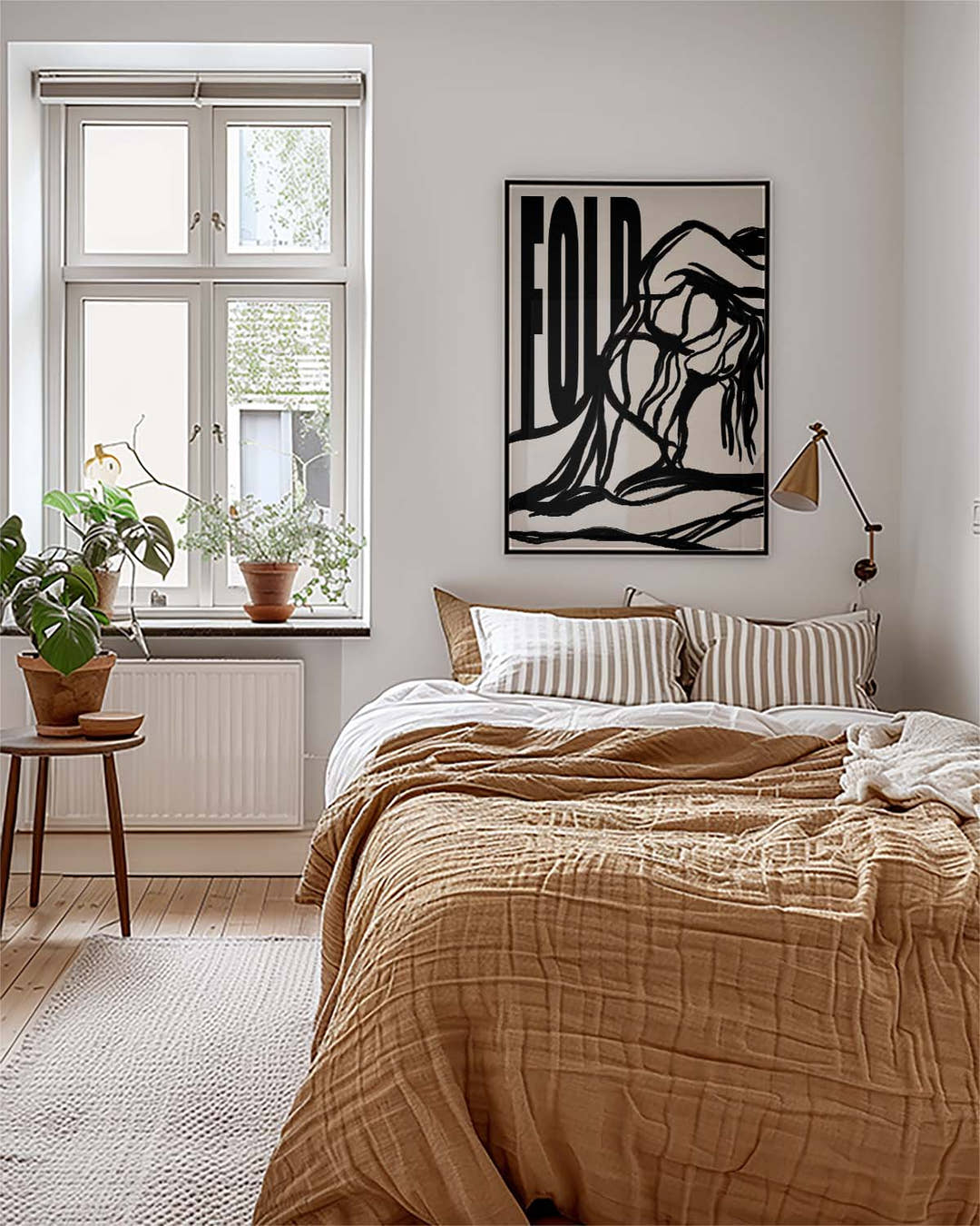 Fold | Modernes Figuren-Poster