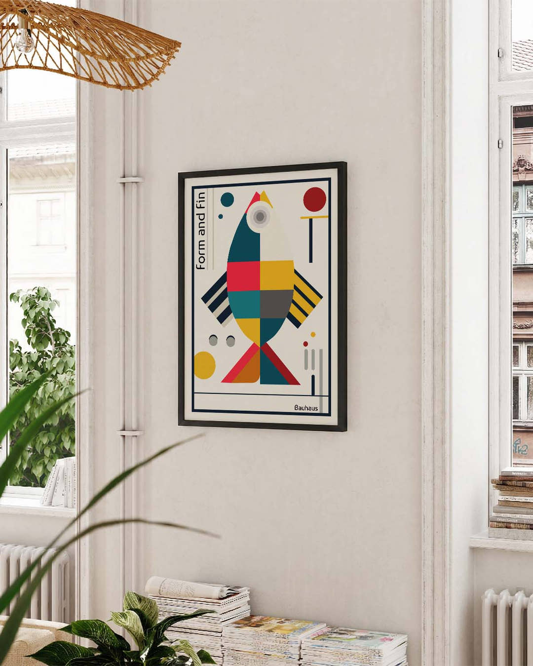 Form and Fin | Bauhaus Poster