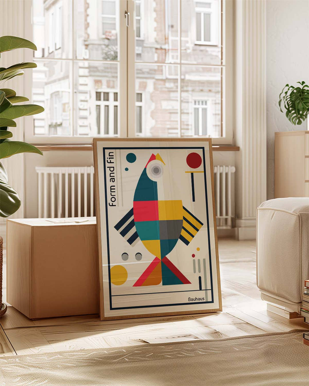 Form and Fin | Bauhaus Poster