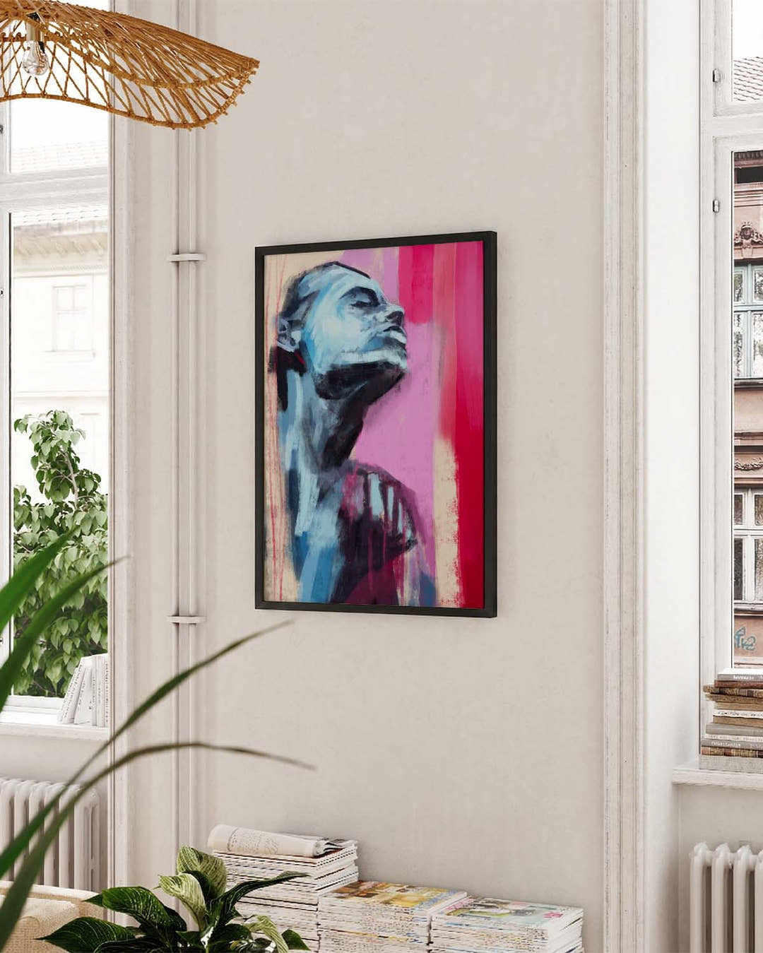Frozen Heart | Modernes Portrait-Poster