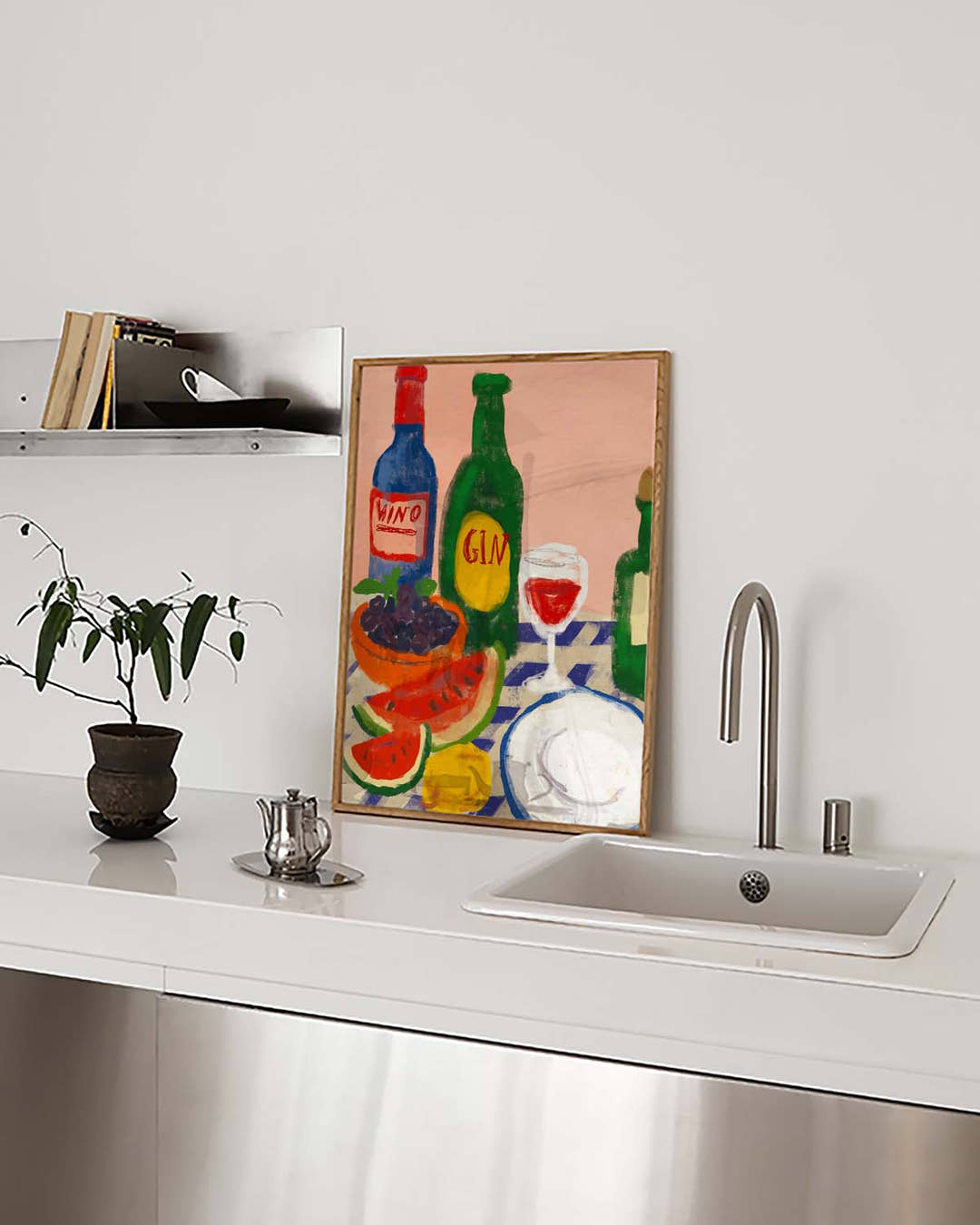 Fruity Dinner | Farbenfrohes Stillleben-Poster